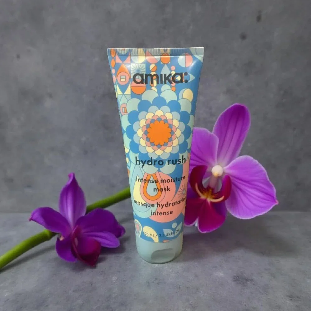 Amika Moisture Minded Hydro Rush Hydration Shampoo Conditioner Mask Leave In Kit